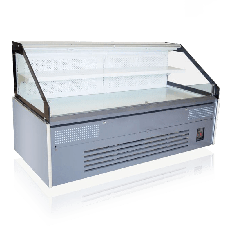 Vitrina refrigerada aberta de camada única refrigerada a ar multifuncional (tipo pintado) Vitrina refrigerada aberta de camada única refrigerada a ar multifuncional (tipo pintado)