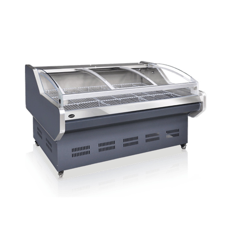 Vitrina refrigerada de carne fresca
