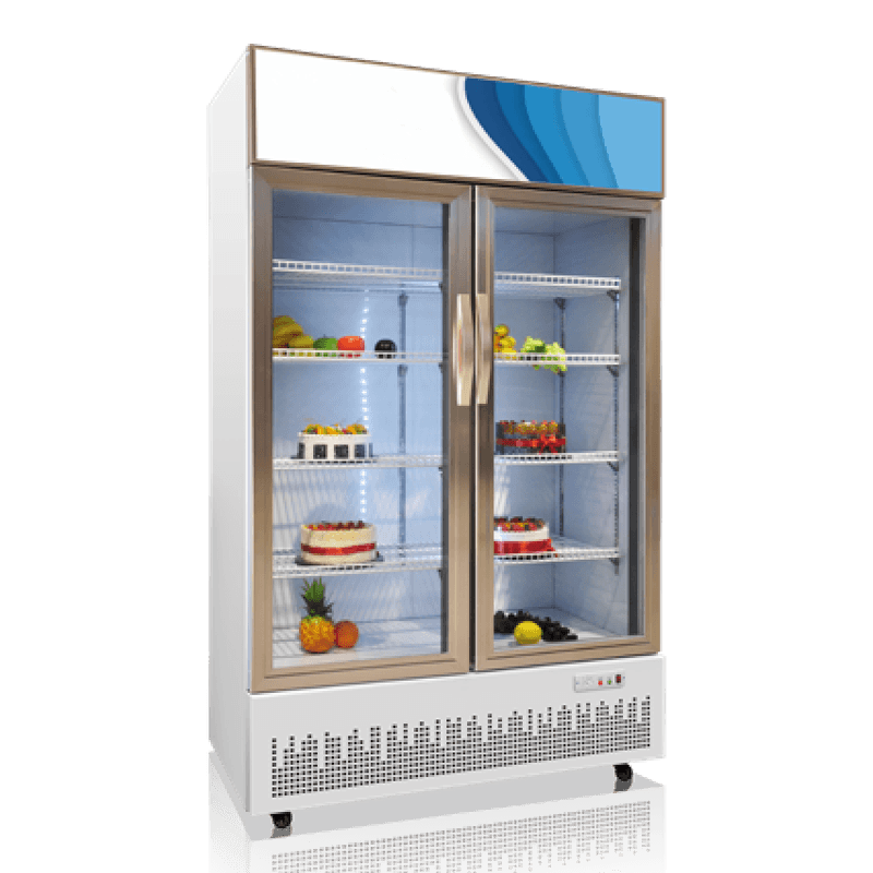 Congelador com porta deslizante de baixo ruído